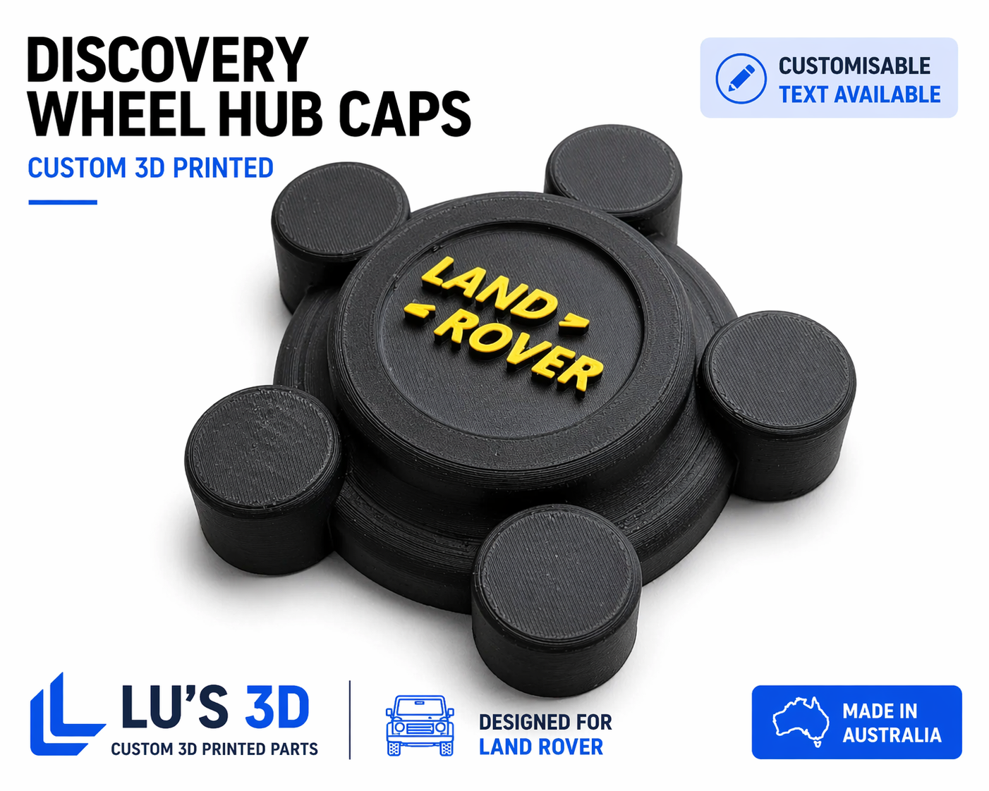 Discovery 2 Wheel Hub Caps Set
