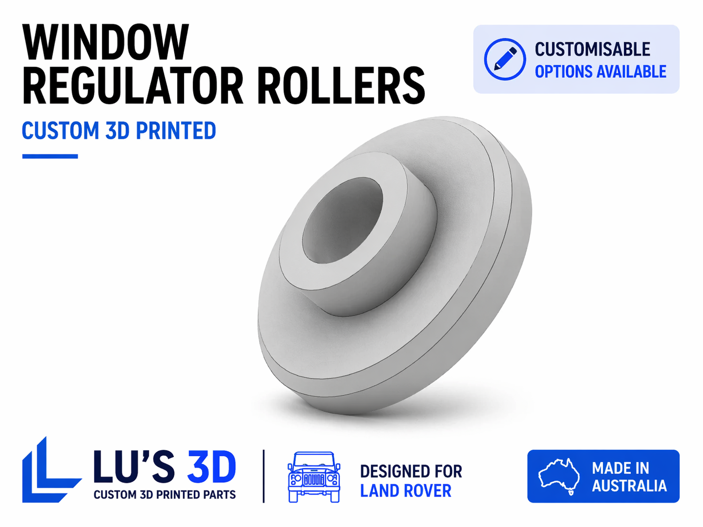 Discovery 1 & 2 Window Regulator Roller