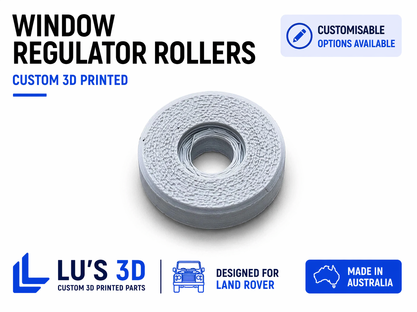 Discovery 1 & 2 Window Regulator Roller