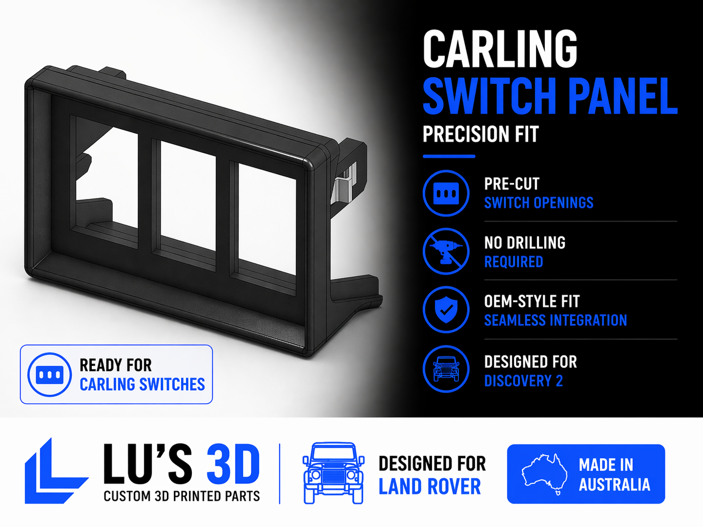 Discovery 1 & 2 Carling Switch Panel