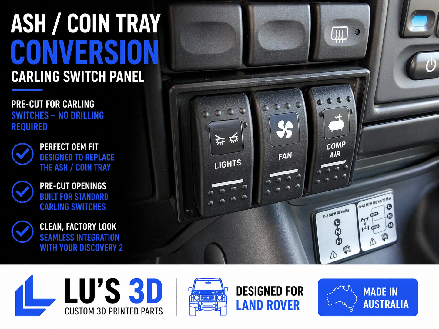Discovery 1 & 2 Carling Switch Panel