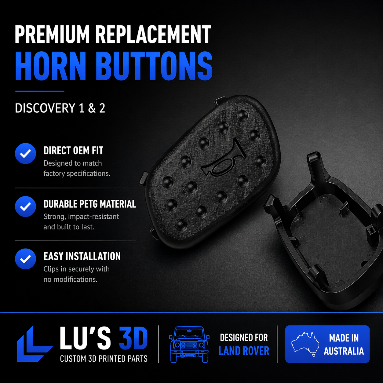 Land Rover Discovery 2 Horn Button Cover