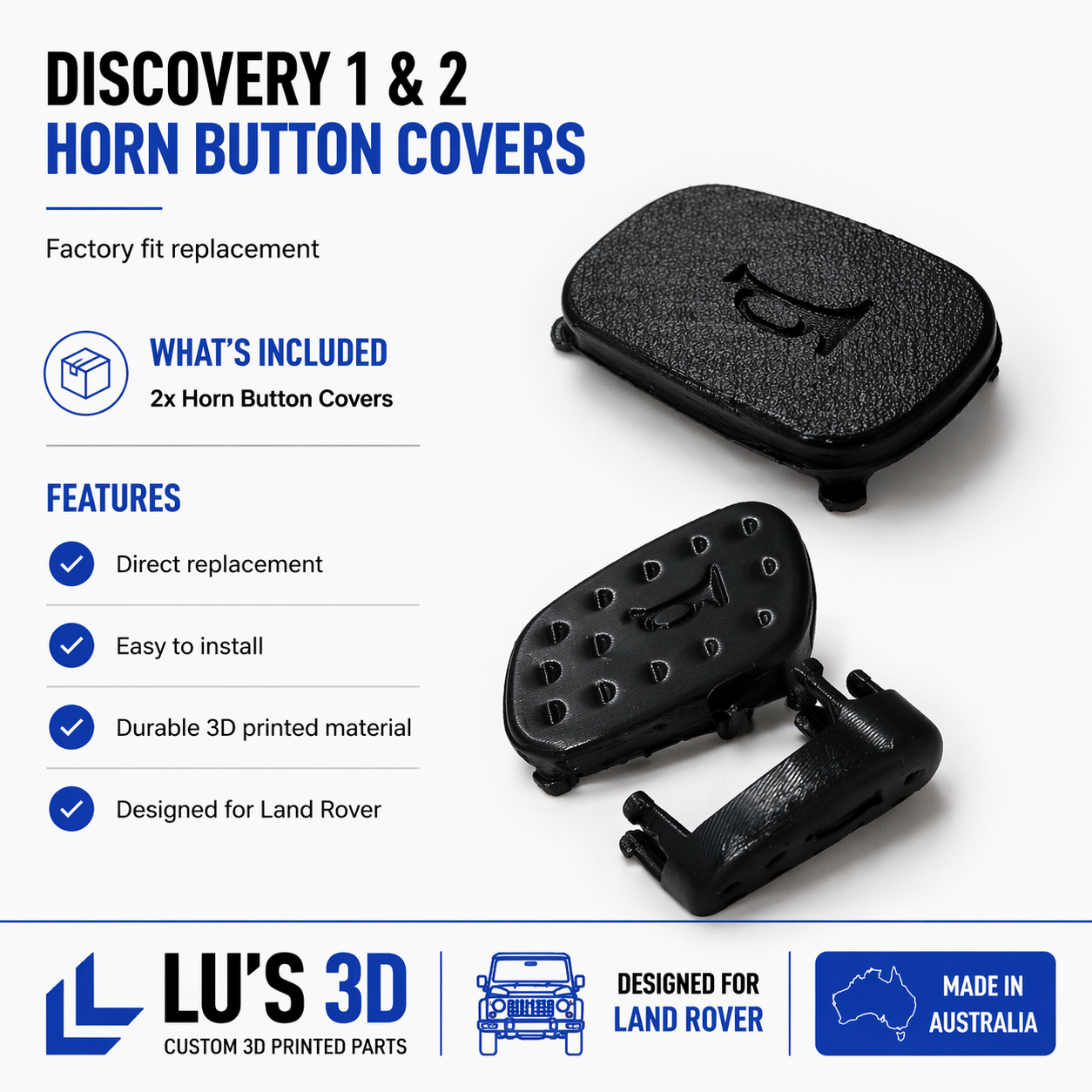 Land Rover Discovery 2 Horn Button Cover