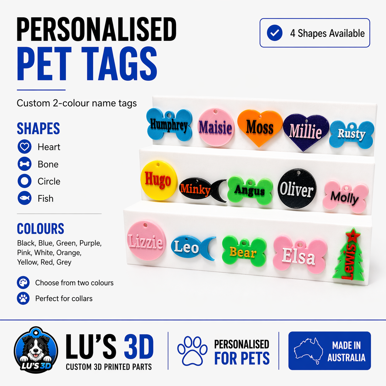 Personalised Pet ID Tags