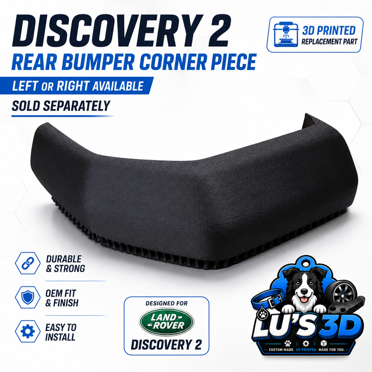Discovery 2 Rear Bumper Corner Pieces
