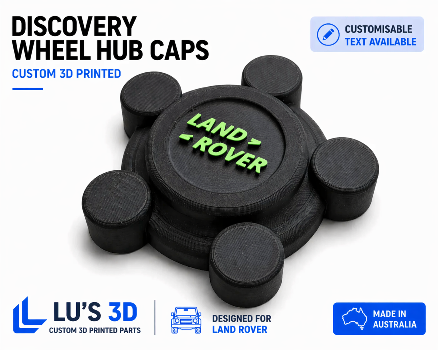 Discovery 2 Wheel Hub Caps Set