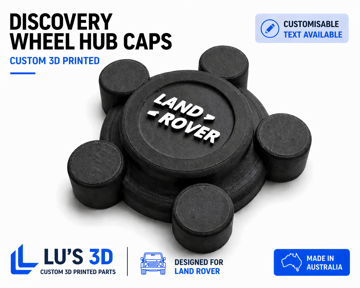 Discovery 2 Wheel Hub Caps Set