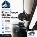 Discovery 2 A-Pillar 52mm Gauge Mount (Clip-On)