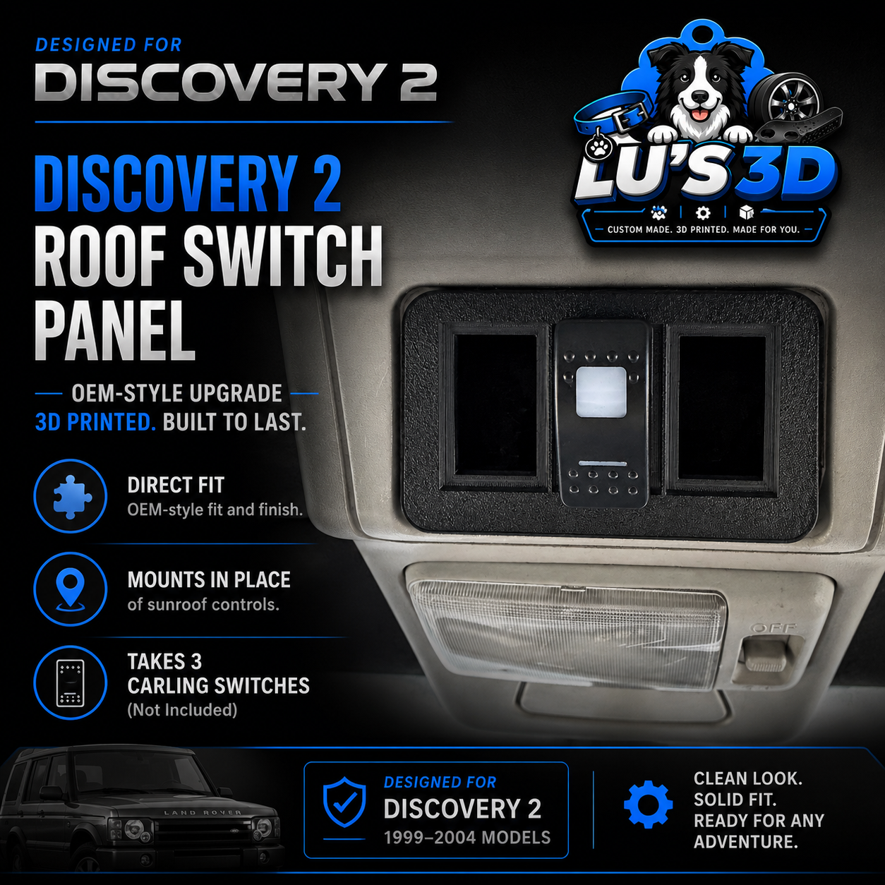 Discovery 2 Roof Switch Panel