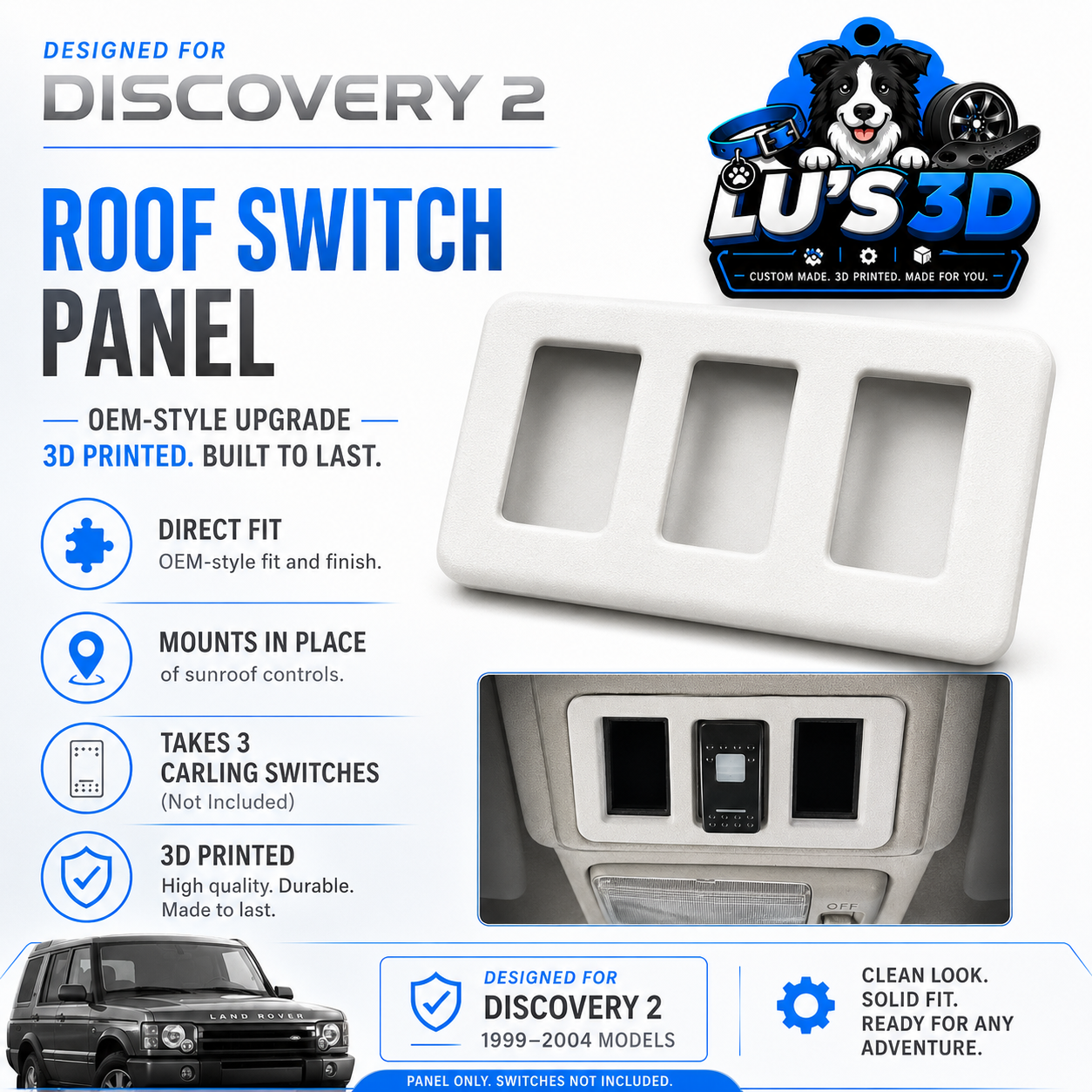 Discovery 2 Roof Switch Panel