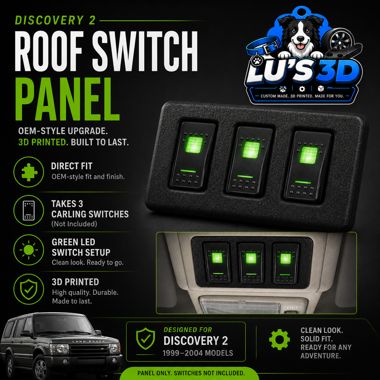 Discovery 2 Roof Switch Panel
