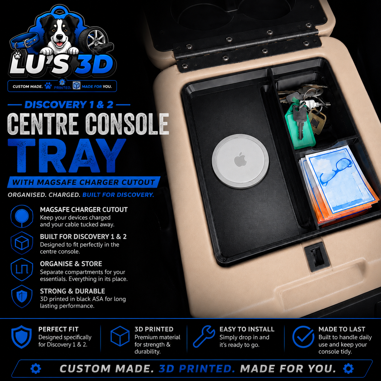 Discovery 2 Centre Console Tray