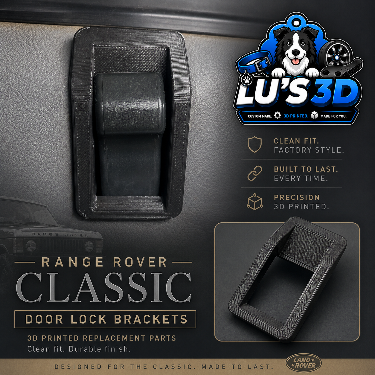Range Rover Classic Door Lock Mounts